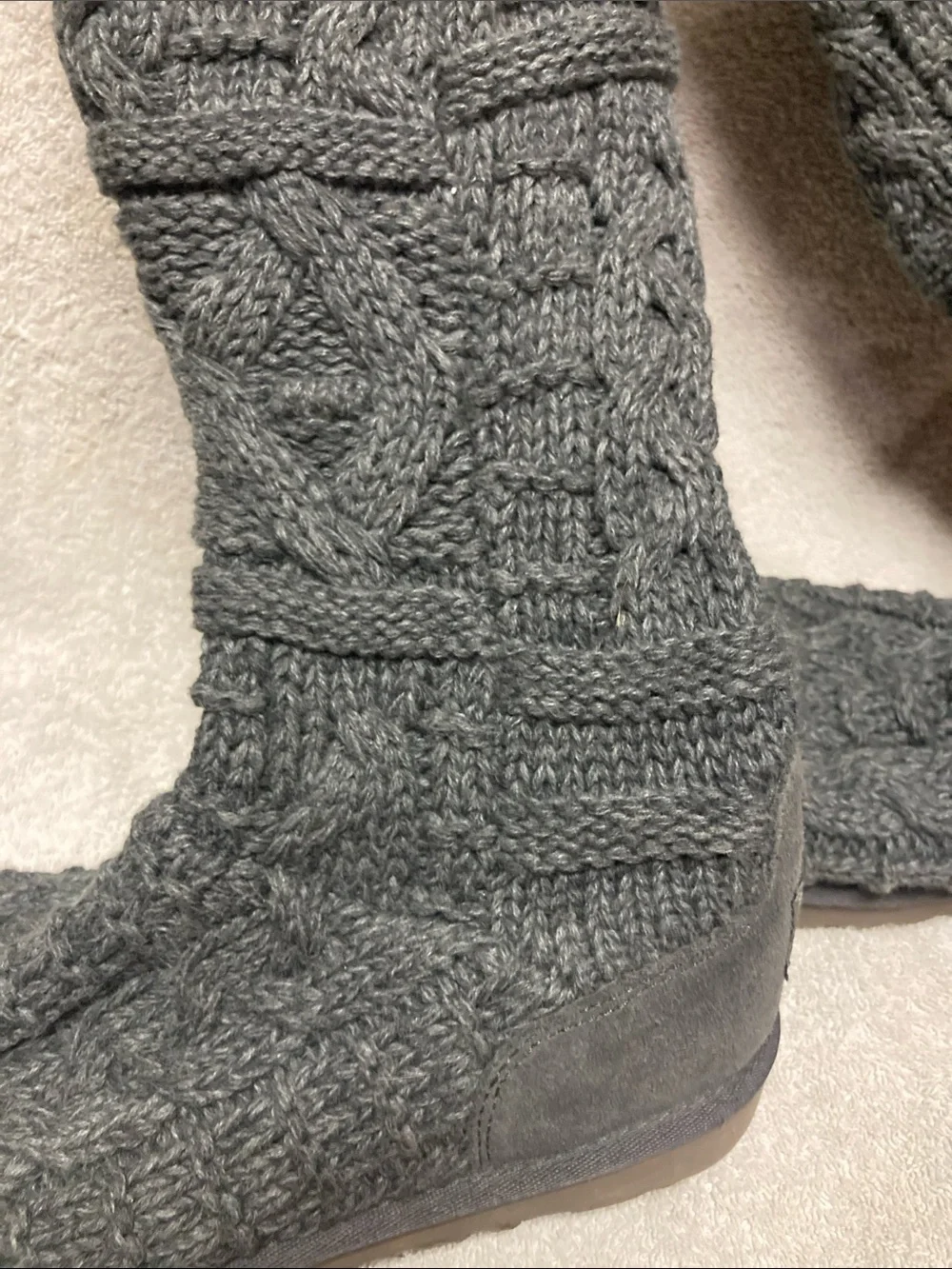 Women's UGG Over-the-Knee Twisted Cable Boots